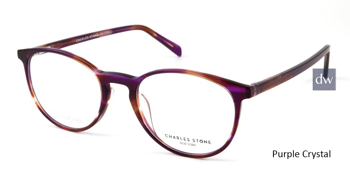 Purple Crystal William Morris Charles Stone NY CSNY30047 Eyeglasses.