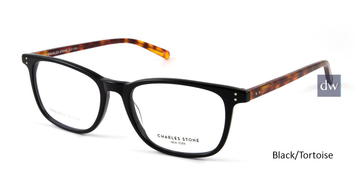 Black/Tortoise William Morris Charles Stone NY CSNY30048 Eyeglasses.