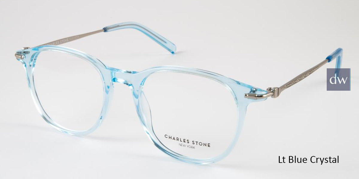 Lt Blue Crystal William Morris Charles Stone NY CSNY30052 Eyeglasses - Teenager.