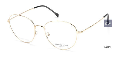 Gold William Morris Charles Stone NY CSNY30064 Eyeglasses