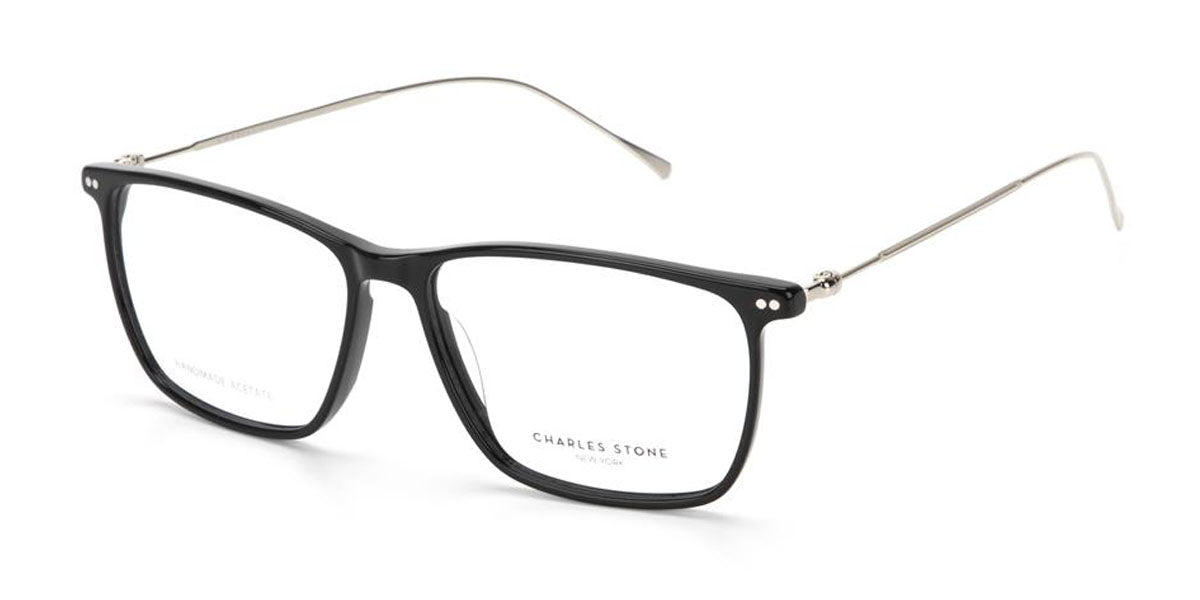 Black/Silver William Morris Charles Stone NY CSNY30068 Eyeglasses
