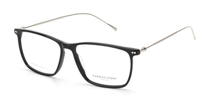 Black/Silver William Morris Charles Stone NY CSNY30068 Eyeglasses
