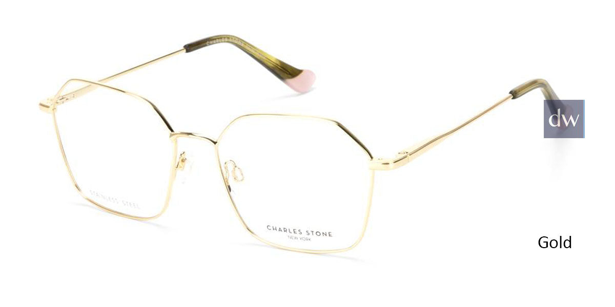 Gold William Morris Charles Stone NY CSNY30070 Eyeglasses