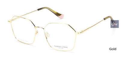 Gold William Morris Charles Stone NY CSNY30070 Eyeglasses