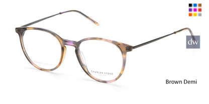 Brown Demi William Morris Charles Stone NY CSNY30073 Eyeglasses