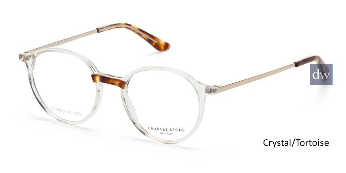 Crystal/Tortoise William Morris Charles Stone NY CSNY30074 Eyeglasses