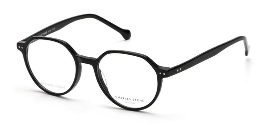 Black William Morris Charles Stone NY CSNY30075 Eyeglasses - Teenager