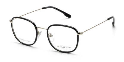 Black William Morris Charles Stone NY CSNY30076 Eyeglasses - Teenager