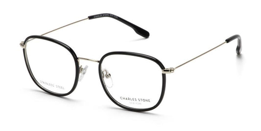 Black William Morris Charles Stone NY CSNY30076 Eyeglasses - Teenager