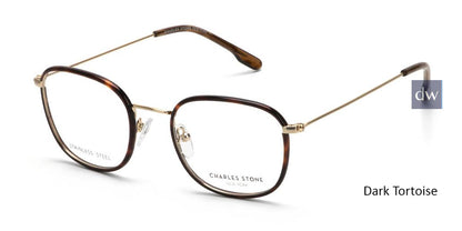 Dark Tortoise William Morris Charles Stone NY CSNY30076 Eyeglasses - Teenager