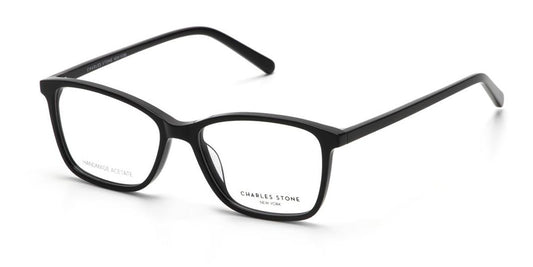 Black William Morris Charles Stone NY CSNY30078 Eyeglasses - Teenager