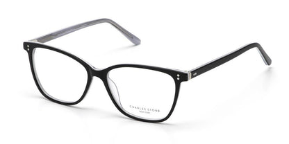 Black William Morris Charles Stone NY CSNY30083 Eyeglasses