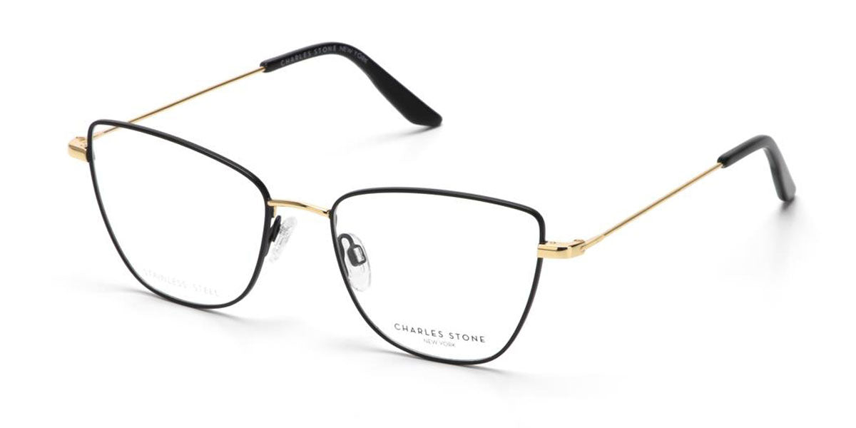Black William Morris Charles Stone NY CSNY30084 Eyeglasses