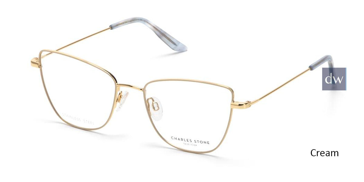 Cream William Morris Charles Stone NY CSNY30084 Eyeglasses
