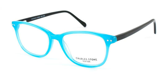 Turquoise/Black (C3) William Morris Charles Stone NY CSNY307 Eyeglasses - Teenager