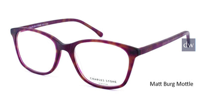 Matt Burg Mottle William Morris Charles Stone NY CSNY311 Eyeglasses - Teenager