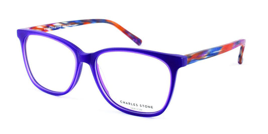Matt Purple/Tort William Morris Charles Stone NY CSNY312 Eyeglasses