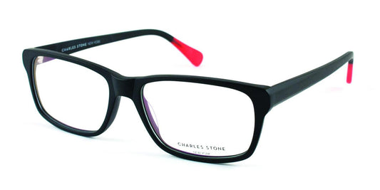 Matt Black/Red William Morris Charles Stone NY CSNY318 Eyeglasses