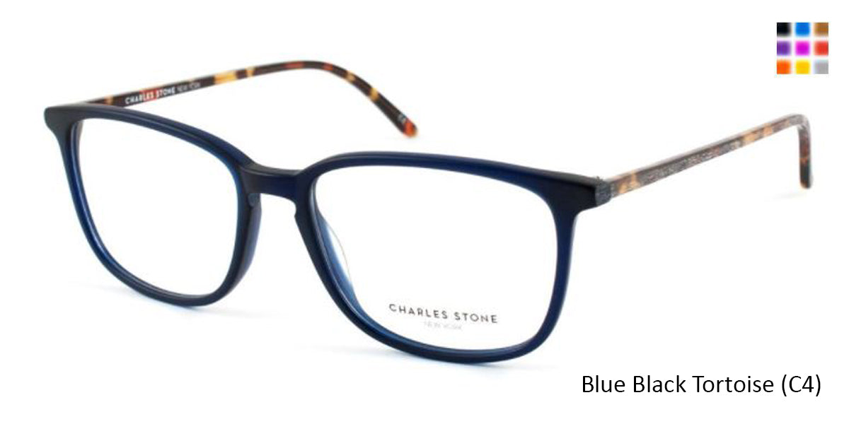 Blue/Black/Tortoise (C4) William Morris Charles Stone NY CSNY502 Eyeglasses