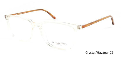 Crystal/Havana (C6) William Morris Charles Stone NY CSNY502 Eyeglasses