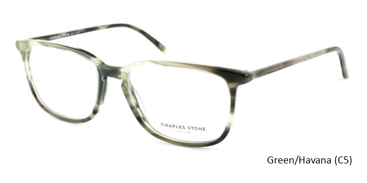 Green/Havana (C5) William Morris Charles Stone NY CSNY502 Eyeglasses