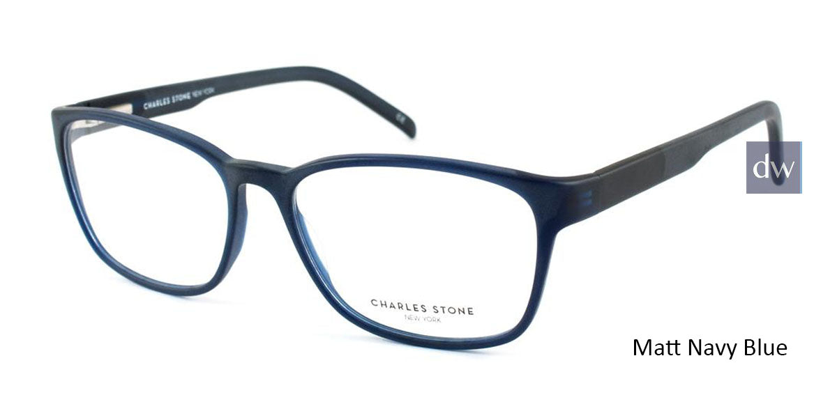 Matt Navy Blue William Morris Charles Stone NY CSNY505 Eyeglasses