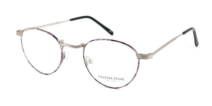 Matt Antq Silver (C2) William Morris Charles Stone NY CSNY506 Eyeglasses - Teenager