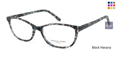 Black Havana William Morris Charles Stone NY CSNY553 Eyeglasses