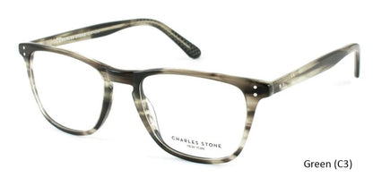 Green (C3) William Morris Charles Stone NY CSNY590 Eyeglasses
