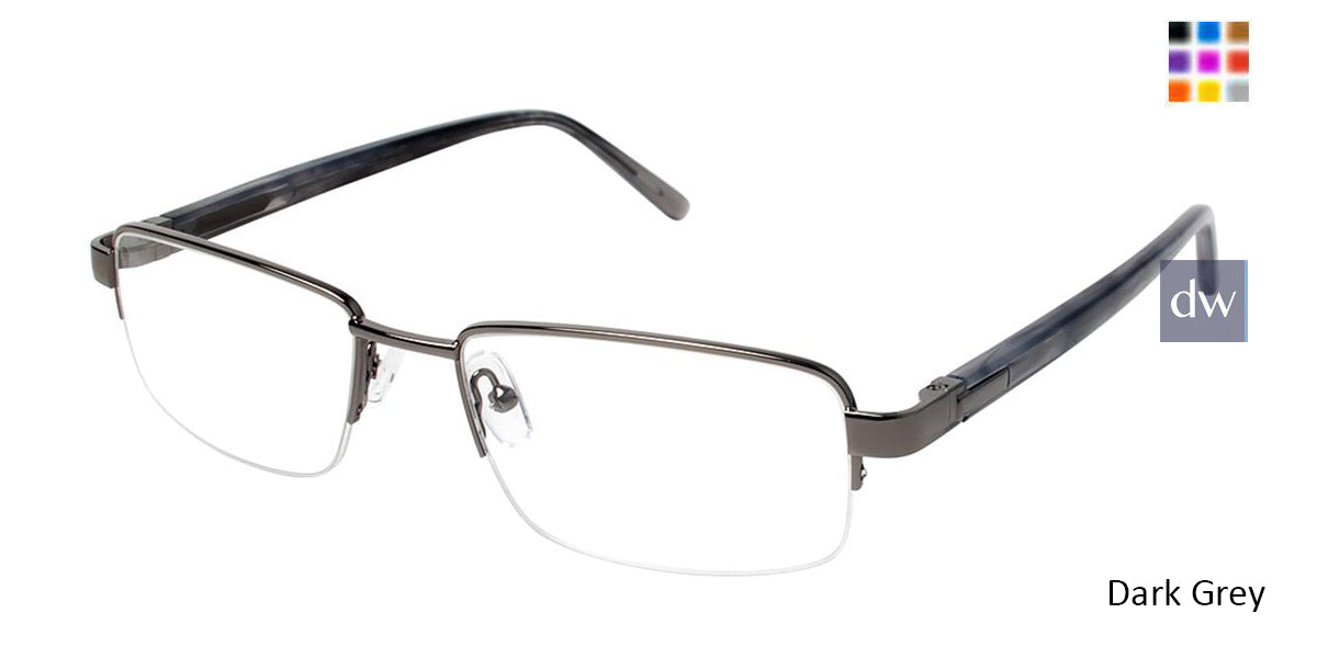 Dark Grey (c01) C By L'Amy 615 Eyeglasses.