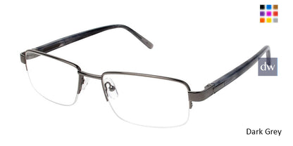 Dark Grey (c01) C By L'Amy 615 Eyeglasses.