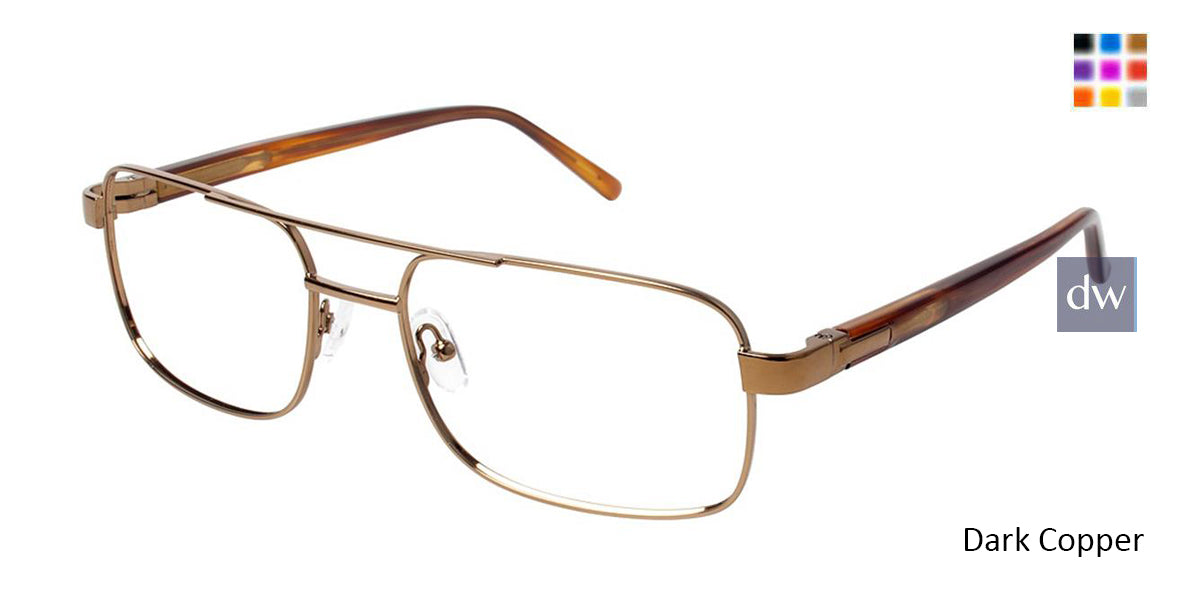 Dark Copper (c03) C By L'Amy 616 Eyeglasses.