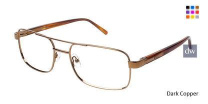 Dark Copper (c03) C By L'Amy 616 Eyeglasses.