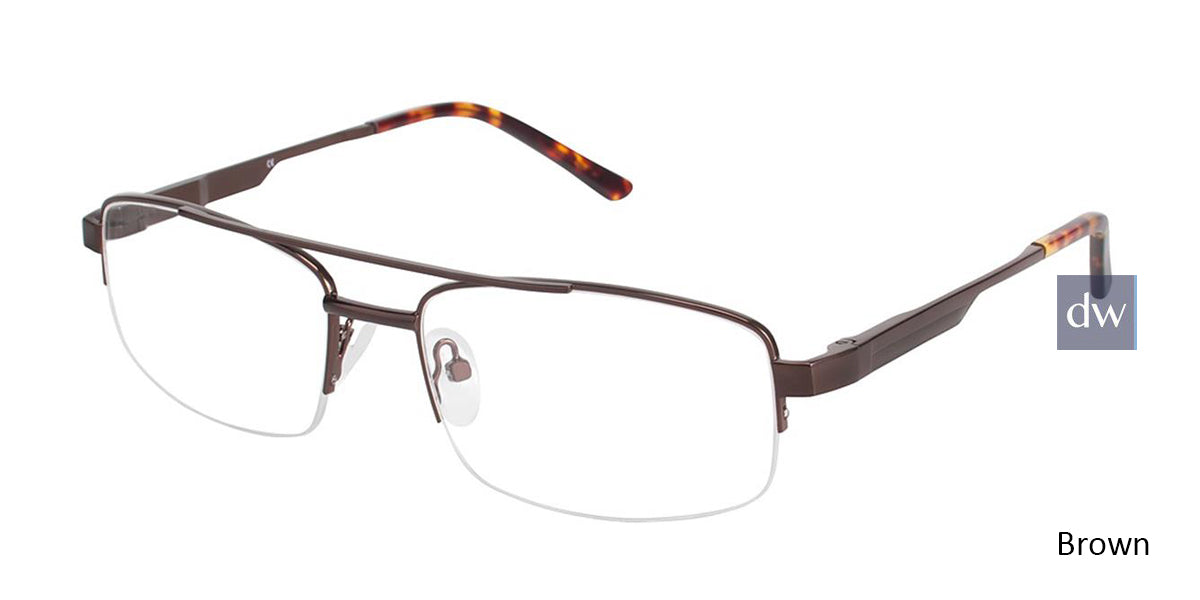 Brown (c02) C By L'Amy 618 Eyeglasses.