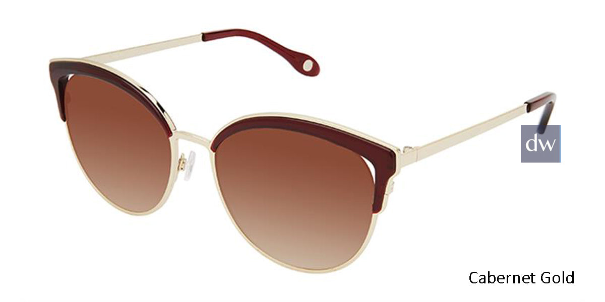 Cabernet Gold Fysh F-2057 Sunglasses.