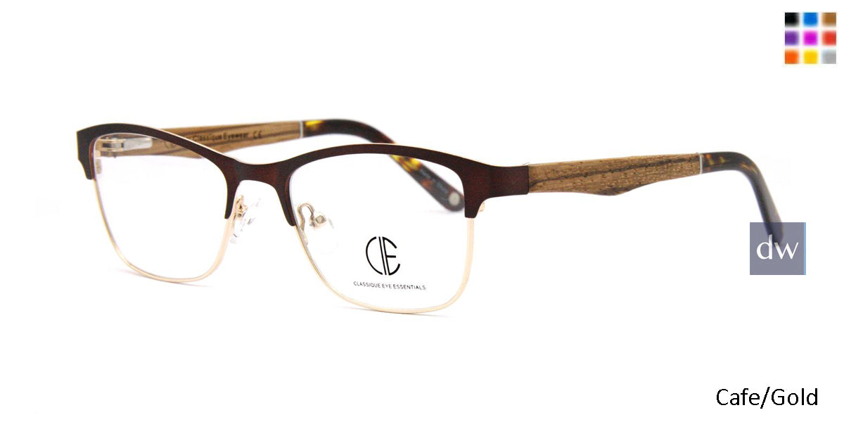 Cafe/Gold Cie Sec704 Eyeglasses