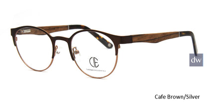 Cafe Brown/Silver Cie Sec700 Eyeglasses - Teenager