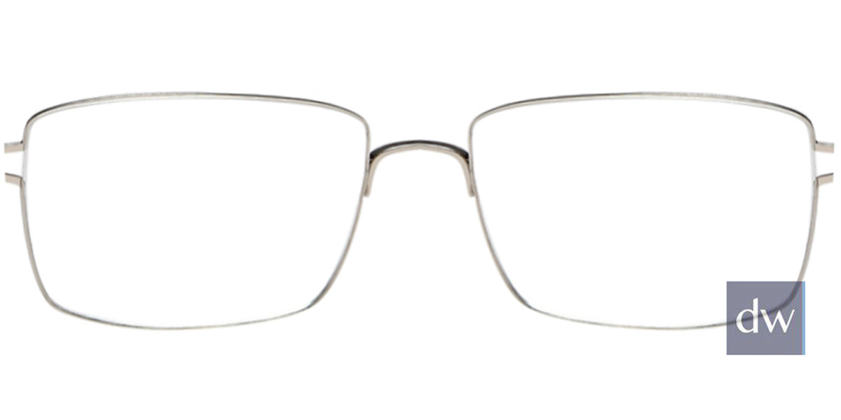 Shiny Silver Capri BIGGU B774 Eyeglasses.
