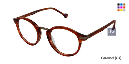 Caramel (C3) Lisa Loeb FOREVER Eyeglasses.