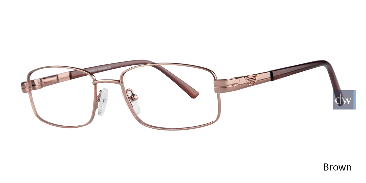 Brown Affordable Designs Carl Eyeglasses.