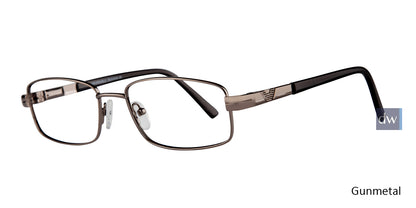 Gunmetal Affordable Designs Carl Eyeglasses.