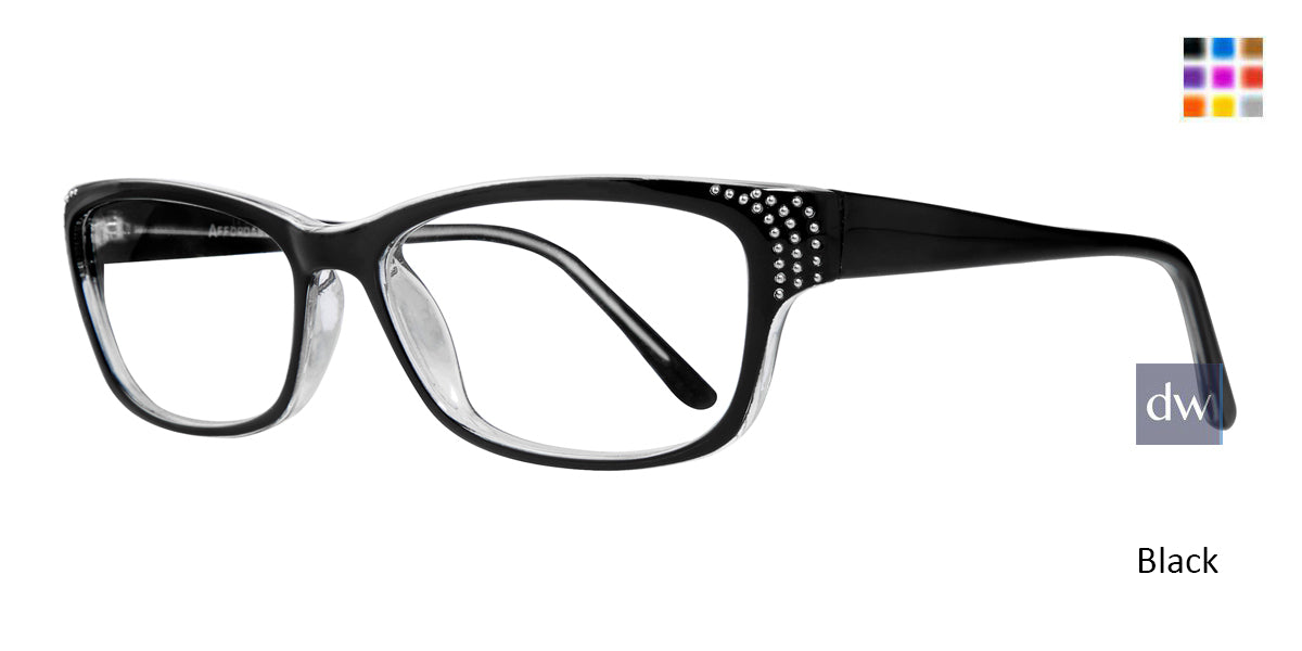 Black Affordable Designs Celia Eyeglasses