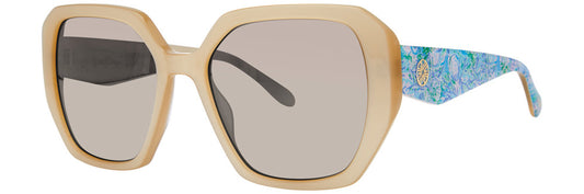 Champagne   Lilly Pulitzer Valencia Sunglasses
