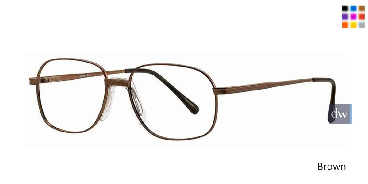 Brown Gallery Chet Eyeglasses - Teenager
