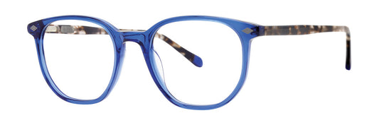 Original Penguin The Henley men's round acetate eyeglasses in Classic Blue
