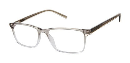 Geoffrey Beene G540 Soft Rectangle Eyeglasses in Clear — men's bold full cellulose acetate frame