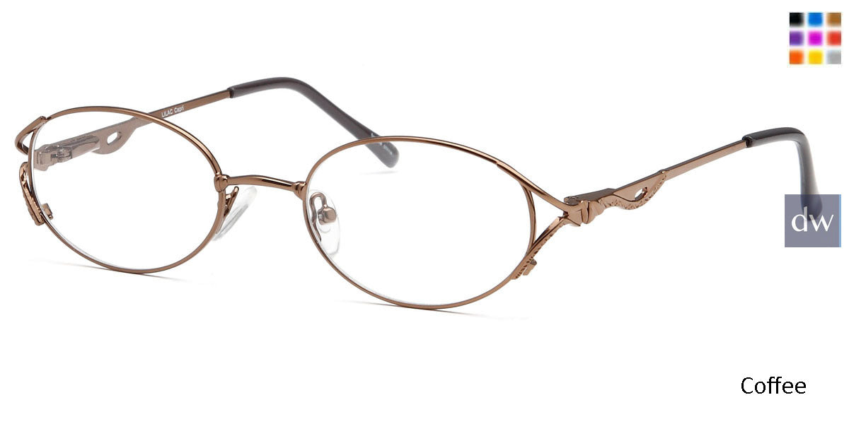 Coffee Capri Peachtree Lilac Eyeglasses