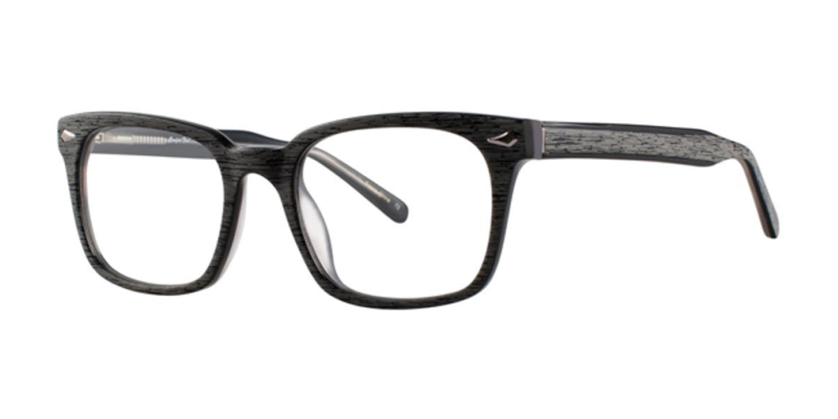 Black Comfort Flex Cassius Eyeglasses.
