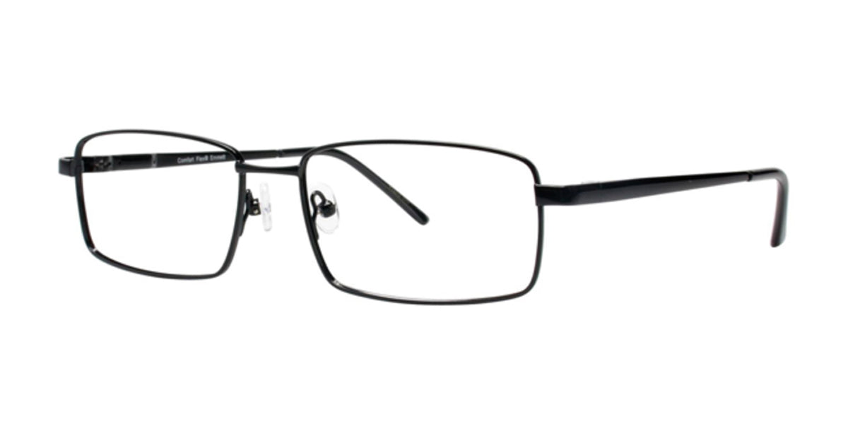 Black Comfort Flex Emmett Eyeglasses.