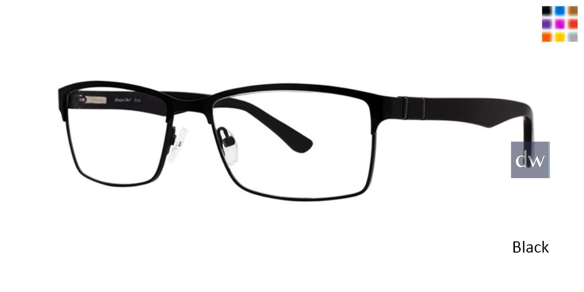 Black Comfort Flex Rick  Eyeglasses.